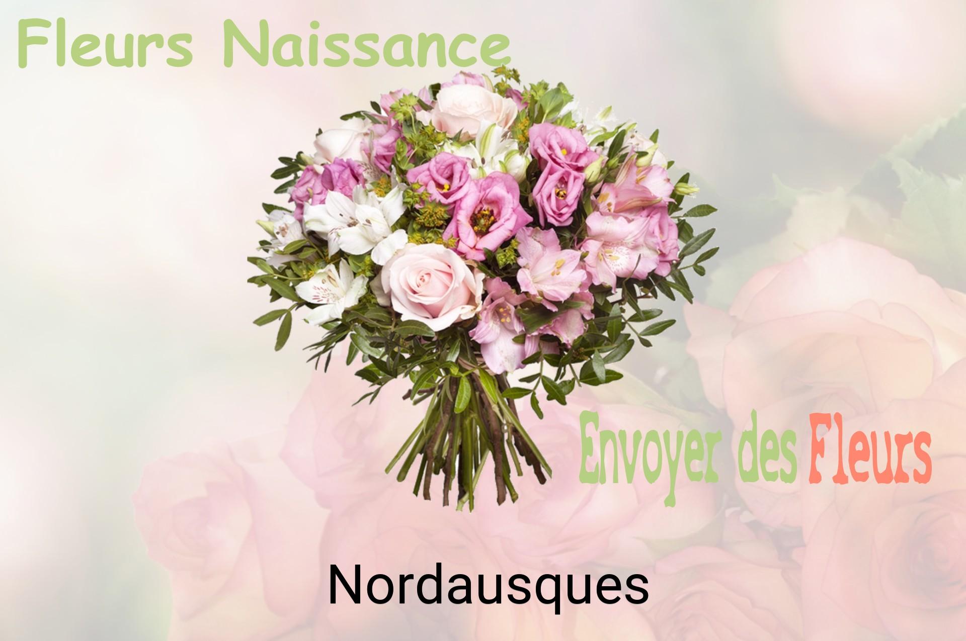 Bouquet de fleurs de naissance livré à Nordausques